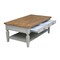 International Concepts Rectangle Vista Coffee Table, 48 W, 28 L, 20 in H, Wood, Hickory/Stone OT41-15C - alternate 3